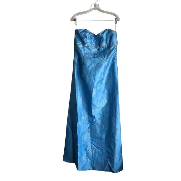 Vintage Jessica McClintock for Gunne Sax Prom Dress Size 9 Made in USA Frozen - Picture 1 of 10